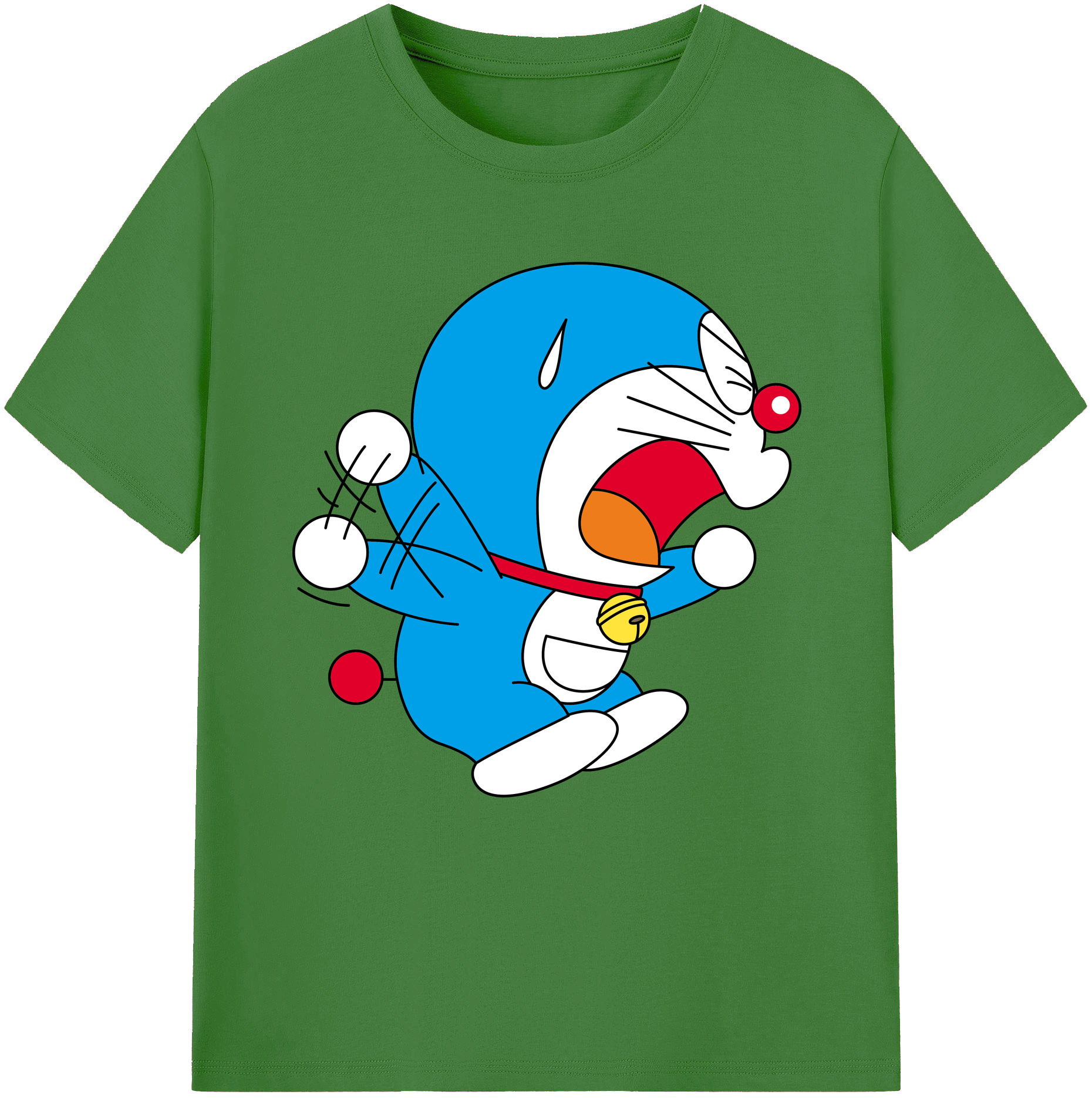 （画像用） ドラえもん Doraemon レディースカジュアルプリントTシャツ（綿100％）